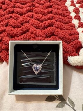 Silver plate Heart Necklace